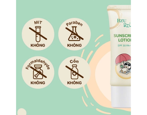 Kem Chống Nắng Cho Trẻ Em 40ml BZU BZU ảnh 1