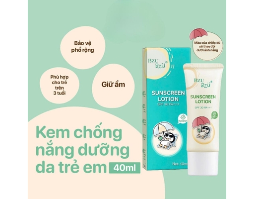 Kem Chống Nắng Cho Trẻ Em 40ml BZU BZU ảnh 2
