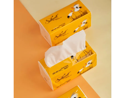 Lô 2+1 Khăn Giấy Rút 3 Lớp 200 Tờ Silkwell ảnh 3