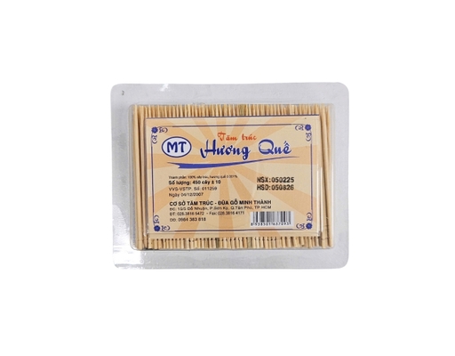 Tăm Trúc Hương Quế Tiện 450 Cây/Hộp Minh Thành ảnh 0