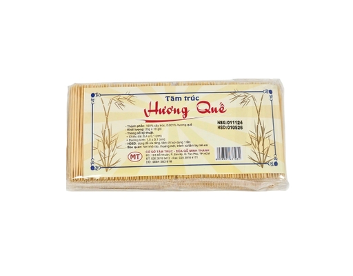 Tăm Trúc Hương Quế Nhọn Lốc 10 Gói (20g/Gói) Minh Thành ảnh 0
