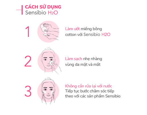 Nước Tẩy Trang Cho Da Nhạy Cảm Sensibio H2O 500ml BIODERMA ảnh 5