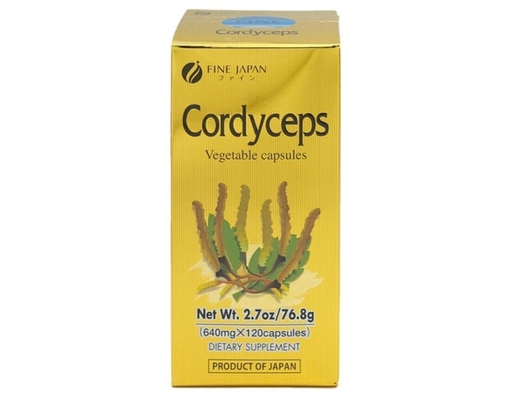 Thực Phẩm Bảo Vệ Sức Khỏe Viên Uống Đông Trùng Hạ Thảo Cordyceps 120 Viên Fine Japan ảnh 1