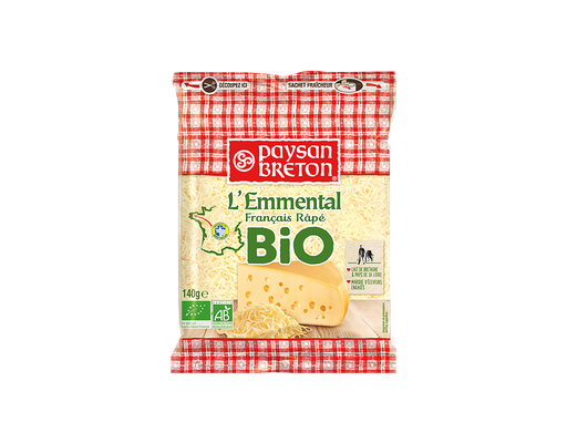 Phô Mai Sợi Emmental Hữu Cơ 140g Paysan Breton ảnh 0