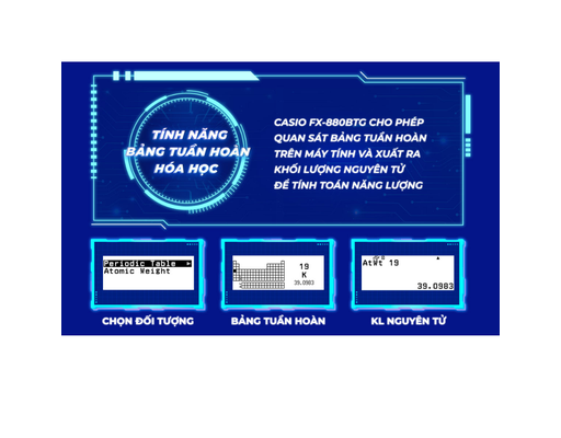 Máy Tính Học Sinh FX880BTG Màu Xám Casio ảnh 9