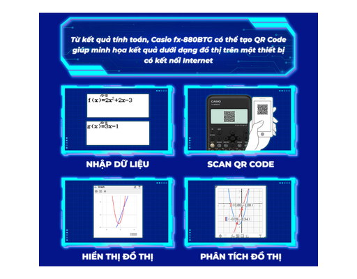 Máy Tính Học Sinh FX880BTG Màu Xám Casio ảnh 12