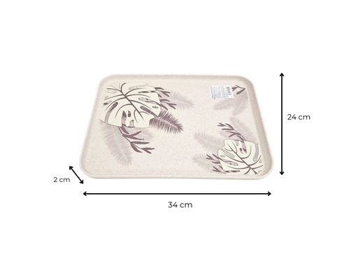 Khay Nhựa Lúa Mạch Lớn 34.3x24.3cm NNB ảnh 4
