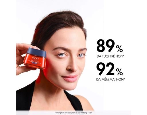 Kem Dưỡng Ban Đêm Ngăn Ngừa Lão Hóa Da Liftactiv Collagen Specialist 50ml VICHY ảnh 4