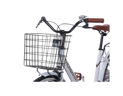 Xe Đạp Thành Phố Mini 24 Inch Autumn 24 Y23 Màu Trắng Thống Nhất ảnh 1
