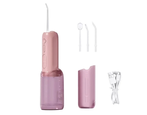 Máy Tăm Nước 2 Bình Thay Thế Ultraclean Express Hydro Floss Màu Hồng Halio ảnh 2