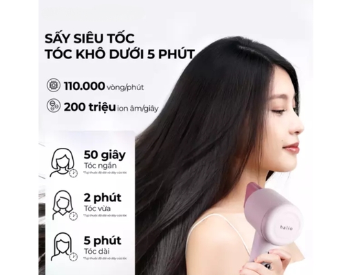 Máy Sấy Tóc Hight Speed Ionic HSD2405 Halio ảnh 4