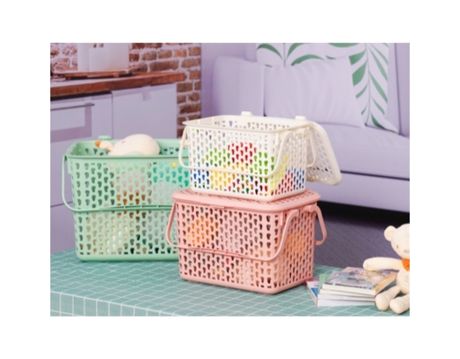 Giỏ Nhựa Có Nắp Plus Size Nhỏ 35.8x26.3x23.1cm Duy Tân ảnh 8