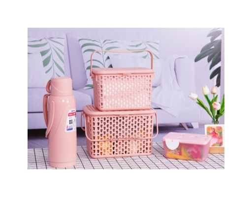 Giỏ Nhựa Có Nắp Plus Size Lớn 41.1x29.5x27cm Duy Tân ảnh 11