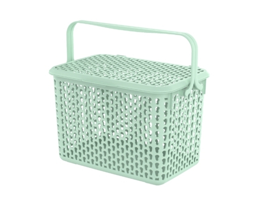 Giỏ Nhựa Có Nắp Plus Size Đại 46.6x32.5x31.1cm Duy Tân ảnh 2