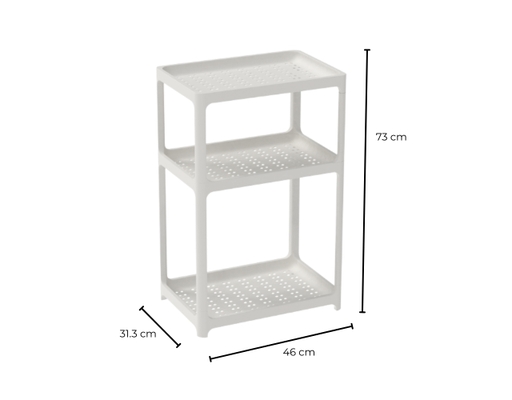 Kệ Đa Năng Matsu 3 Tầng Có Lỗ 46x31.3x73cm Duy Tân ảnh 6