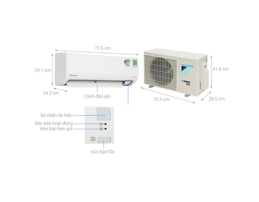 [Đặt Trước] Máy Lạnh Inverter 1HP ATKB/ARKB25ZVMV Daikin ảnh 9