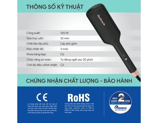 Máy Tạo Kiểu Tóc HSB-1733 BlueStone ảnh 6