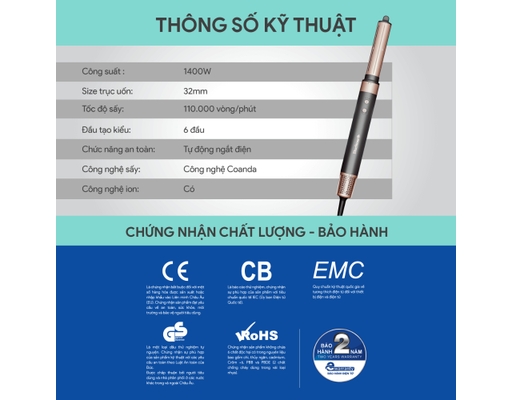 Máy Tạo Kiểu Tóc HSB-1768 BlueStone ảnh 9