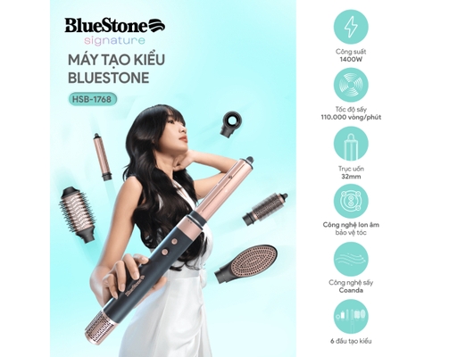 Máy Tạo Kiểu Tóc HSB-1768 BlueStone ảnh 1