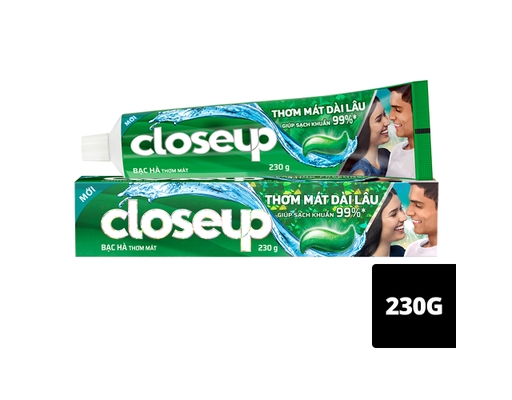 Bộ 2 Kem Đánh Răng Bạc Hà 230g Và Bình Nước Closeup ảnh 1