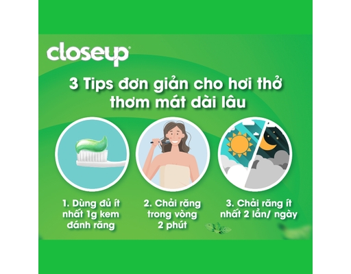 Bộ 2 Kem Đánh Răng Bạc Hà 230g Và Bình Nước Closeup ảnh 3