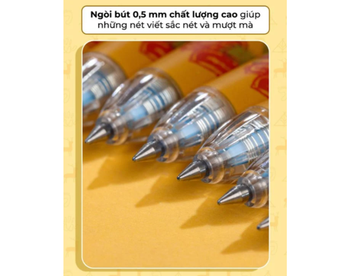 Bút Gel Quick Dry GEL-040 Mực Đen Thiên Long ảnh 11