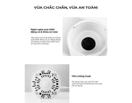 [Đặt Trước] Máy Xay Sinh Tố Mini CFM-D60MGW Màu Hồng Cuckoo ảnh 6