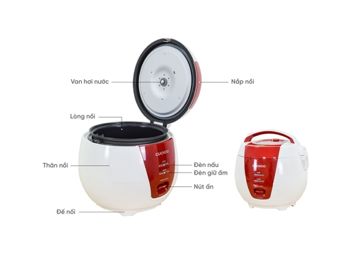 Nồi Cơm Điện Nắp Gài CR-0690 Dung Tích 1.0L Cuckoo ảnh 3