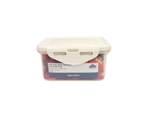 Bộ 3 Hộp Nhựa Đựng Thực Phẩm Khóa Bốn Cạnh HÓME CÓORDY ảnh 4
