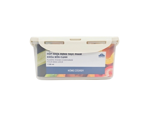 Bộ 3 Hộp Nhựa Đựng Thực Phẩm Khóa Bốn Cạnh HÓME CÓORDY ảnh 5