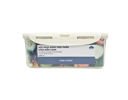 Bộ 3 Hộp Nhựa Đựng Thực Phẩm Khóa Bốn Cạnh HÓME CÓORDY ảnh 6