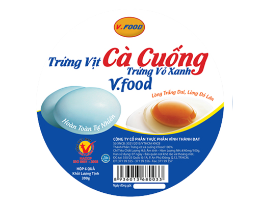 Hộp 6 Quả Trứng Vịt Cà Cuống Vfood ảnh 1