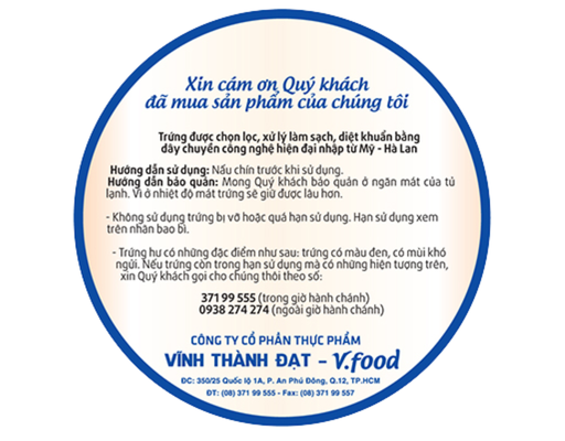 Hộp 6 Quả Trứng Vịt Cà Cuống Vfood ảnh 2