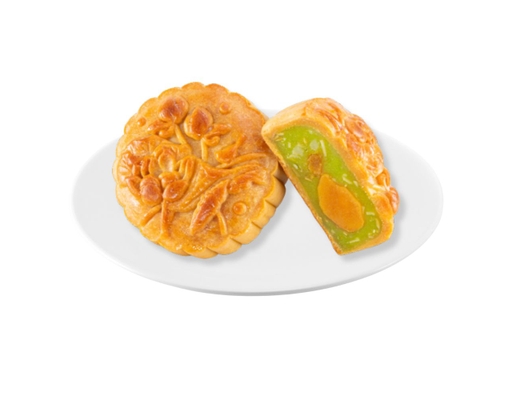 Bánh Nướng Trung Thu Sen Bảo Cốm 1 Trứng 160g AEON DESSERT ảnh 0