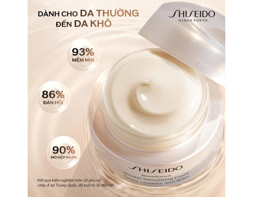 Kem Dưỡng Da Shiseido Benefiance Wrinkle Smoothing Cream Enriched 50ml SHISEIDO ảnh 1