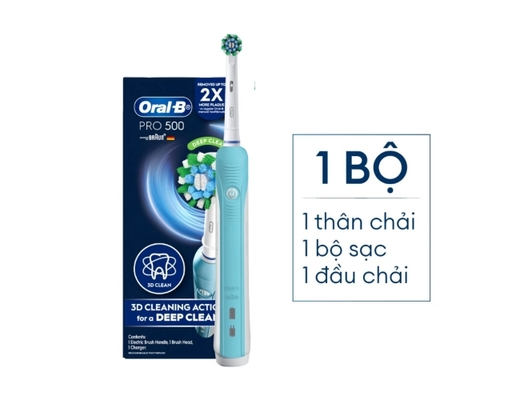 Bàn Chải Đánh Răng Điện Oral-B Pro 500 Deep Clean D16.513