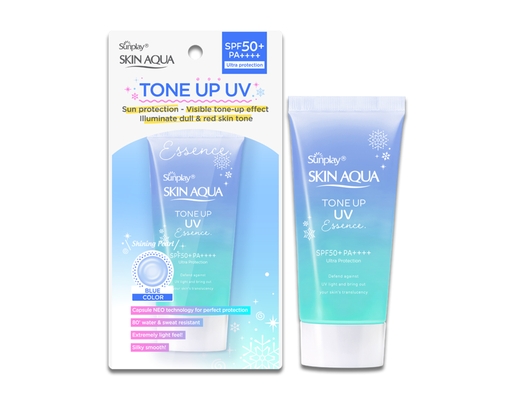 Tinh Chất Chống Nắng Hiệu Chỉnh Sắc Da Skin Aqua Tone Up Essence Blue SPF50 PA++++ 50g Sunplay ảnh 0