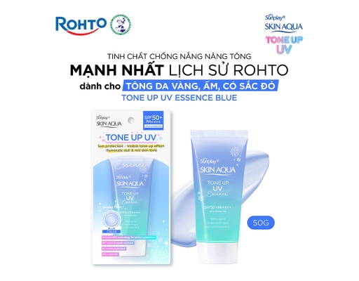 Tinh Chất Chống Nắng Hiệu Chỉnh Sắc Da Skin Aqua Tone Up Essence Blue SPF50 PA++++ 50g Sunplay ảnh 1