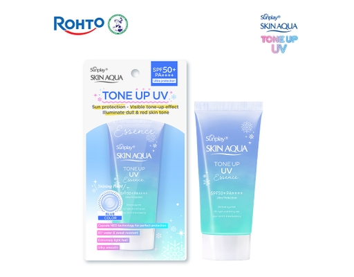 Tinh Chất Chống Nắng Hiệu Chỉnh Sắc Da Skin Aqua Tone Up Essence Blue SPF50 PA++++ 50g Sunplay ảnh 2