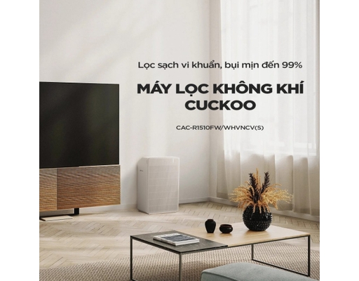 [Đặt Trước] Máy Lọc Không Khí CAC-R1510FW/WHVNCV(S) Cuckoo ảnh 1