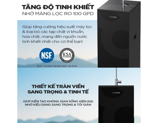 [Đặt Trước] Máy Lọc Nước RO CP-CRPV1101S/BKVNCV Cuckoo ảnh 8