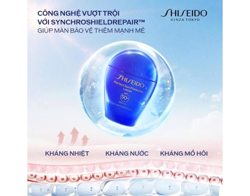 Sữa Chống Nắng Dưỡng Da Toàn Diện Thế Hệ Mới Perfect Sun Protector Lotion 50ml SHISEIDO ảnh 1