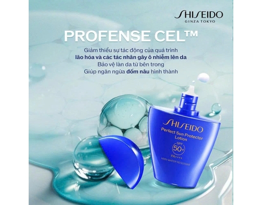 Sữa Chống Nắng Dưỡng Da Toàn Diện Thế Hệ Mới Perfect Sun Protector Lotion 50ml SHISEIDO ảnh 2