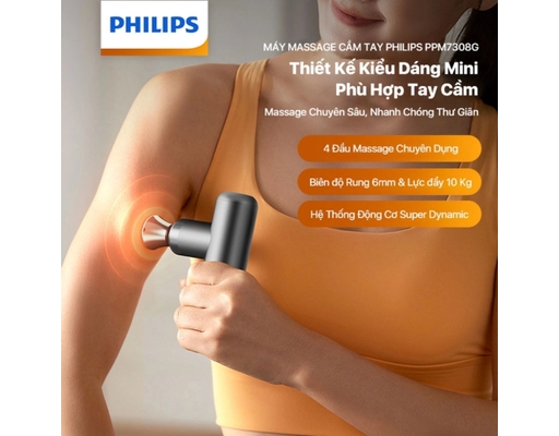Máy Massage Cầm Tay PPM7308 Philips ảnh 1