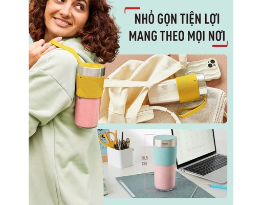 Máy Xay Sinh Tố Lightmix BL1C0430 Màu Xanh Tefal ảnh 2