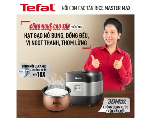Nồi Cơm Cao Tần RK819868 Dung Tích 1.8L Tefal ảnh 3