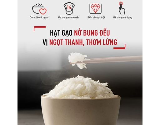 Nồi Cơm Cao Tần RK819868 Dung Tích 1.8L Tefal ảnh 5