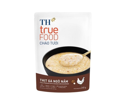 Cháo Tươi Vị Gà Ngô Nấm Cho Trẻ Từ 12 Tháng Tuổi 240g TH True FOOD ảnh 0