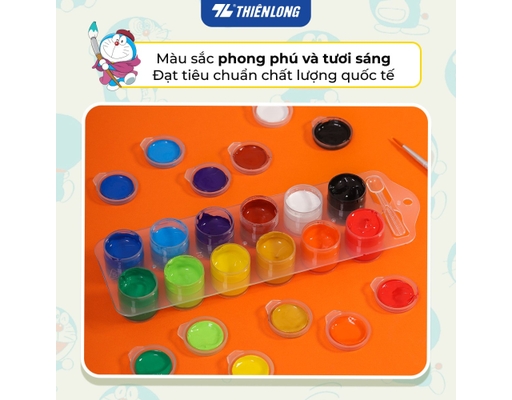 Màu Nước WACO-C002/DO Hộp 12 Màu Thiên Long ảnh 6