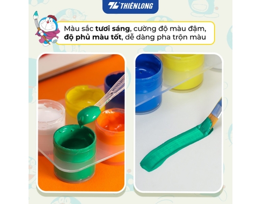 Màu Nước WACO-C002/DO Hộp 12 Màu Thiên Long ảnh 5